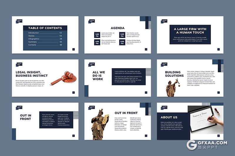 51页欧美企业公司介绍商务项目合作展示PPT模板 - 顶尖PPT