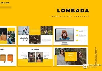 30页简约文艺小清新风格Google slides模板5种主题配色 - 顶尖PPT