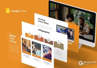 30页渐变配色商务图形设计欧美多用途Google slides模板5种主题配色 - 顶尖PPT
