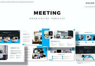 30页欧美风格国外商务多用途Google slides模板5种主题配色 - 顶尖PPT
