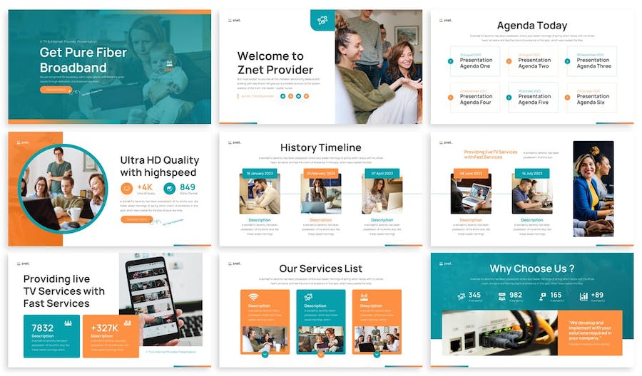 互联网提供商工作计划总结通用keynote模板 - 顶尖PPT
