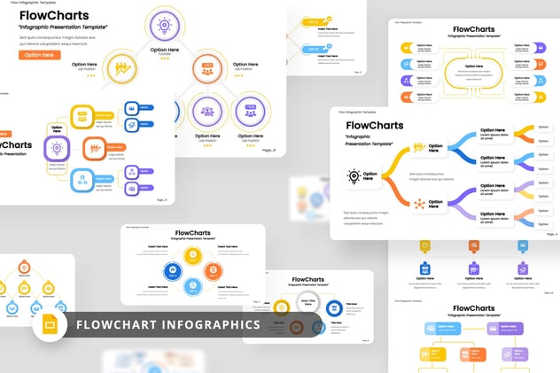 流程图信息图表PPT模板 - 顶尖PPT