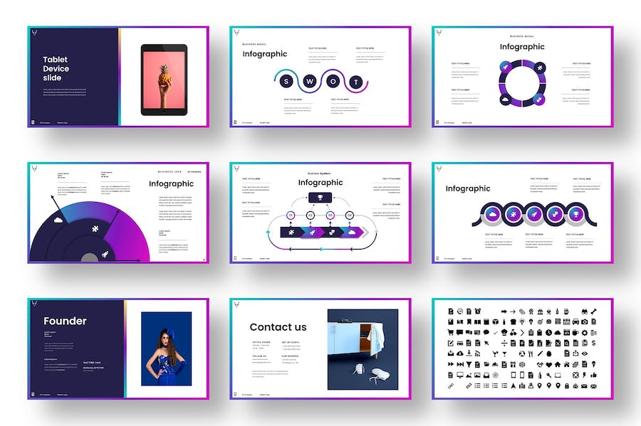 大气精美摄影拖展示商业营销策划通用keynote模板 - 顶尖PPT