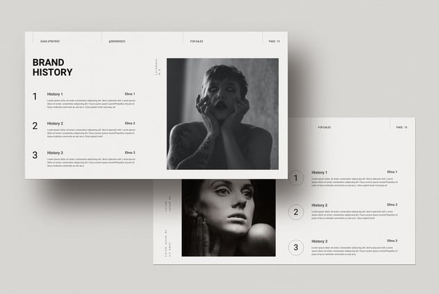 时尚服装品牌战略演示PPT模板 - 顶尖PPT