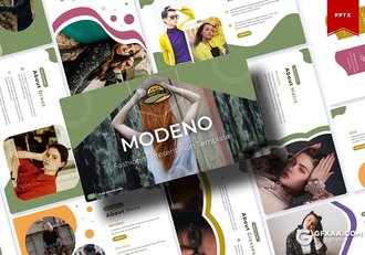 30页简约时尚风格服装行业数据分析统计PPT模板5种主题配色 - 顶尖PPT