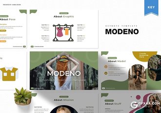 30页简约时尚风格服装行业数据分析统计keynote模板5种主题配色 - 顶尖PPT