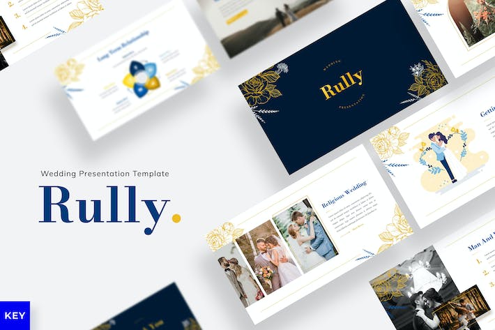 婚礼策划活动布置keynote模板 - 顶尖PPT