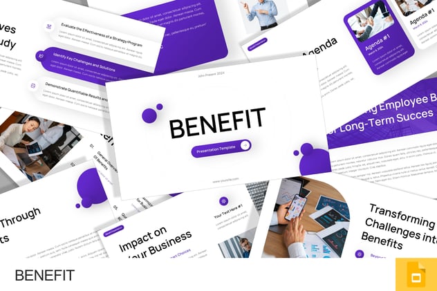 项目效益分析汇报总结PPT模板 - 顶尖PPT