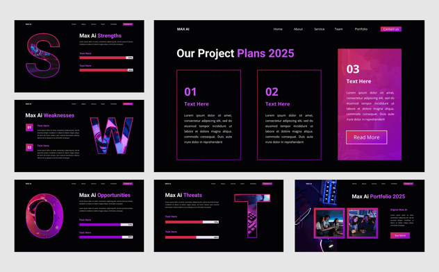 AI 人工智能主题演讲keynote模板 - 顶尖PPT