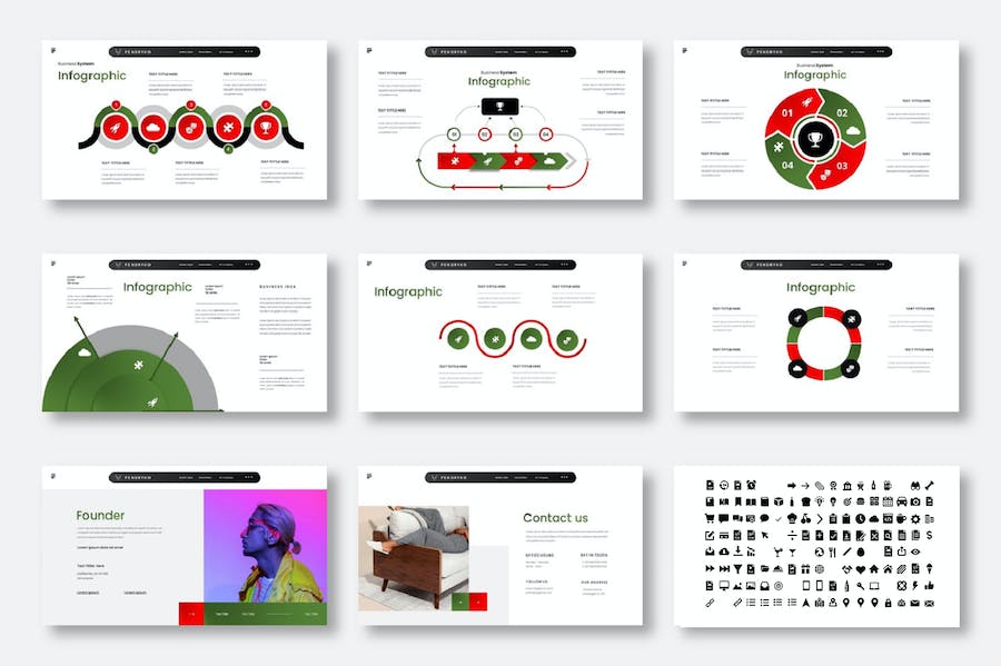 商业融资路演计划书Keynote模板 - 顶尖PPT