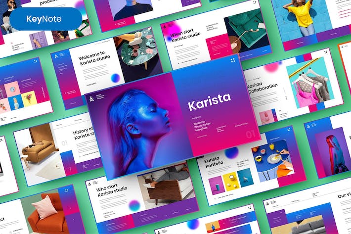 商务业务品牌推广营销Keynote模板 - 顶尖PPT