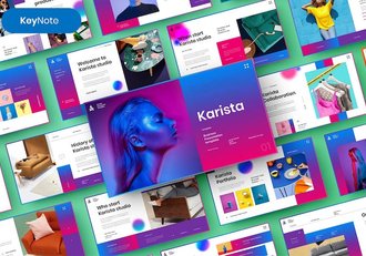 商务业务品牌推广营销Keynote模板 - 顶尖PPT