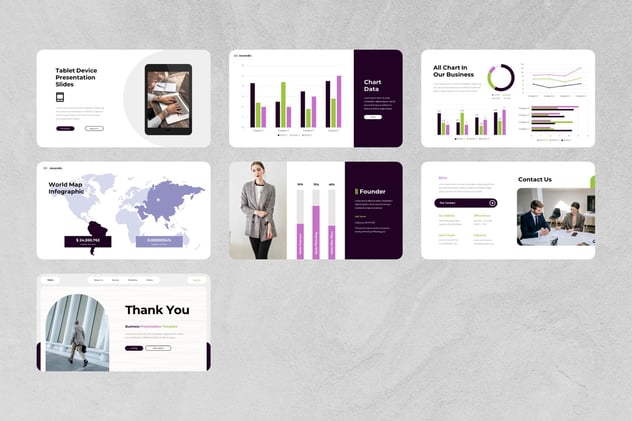 商业融资计划创业项目Keynote模板 - 顶尖PPT