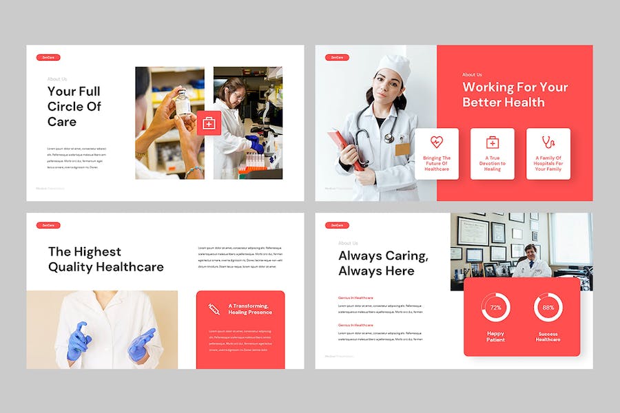 医疗健康诊疗方案展示PPT模板 - 顶尖PPT