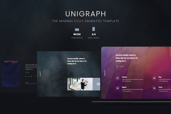 高品质优雅动画创意PPT模板 - 顶尖PPT