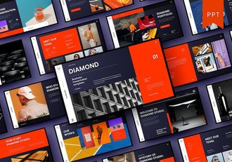 大气摄影图片展示项目营销策划多用途PPT模板 - 顶尖PPT