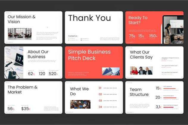 商业计划市场规模营收用户增长数据展示PPT模板 - 顶尖PPT