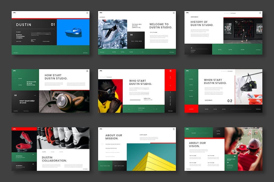 时尚商务企业品牌营销推广PPT模板 - 顶尖PPT