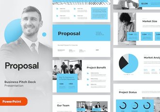商务业务建议书融资提案PPT模板 - 顶尖PPT