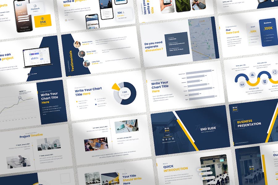 大气业务建议书商业计划企业介绍年计划总结PPT模板 - 顶尖PPT