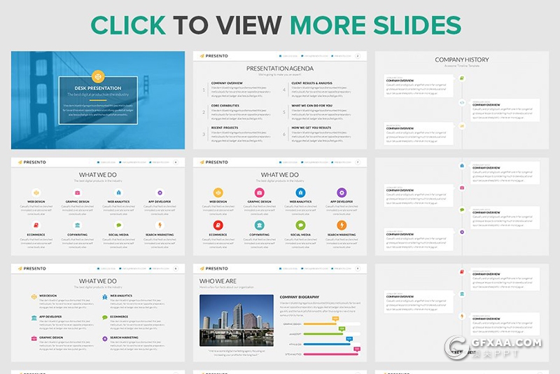 66页商务风格工作总结项目分析多用途PPT模板 - 顶尖PPT