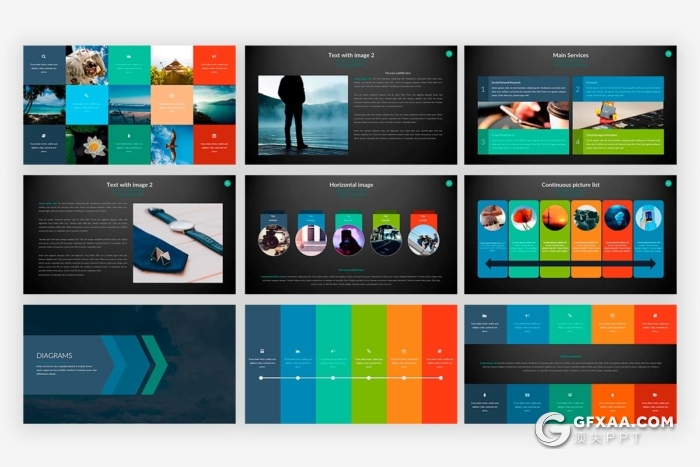 100页商务风格团队公司介绍业务合作项目展示PPT模板 - 顶尖PPT