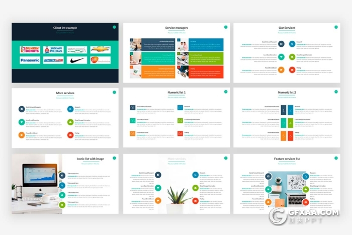 100页商务风格团队公司介绍业务合作项目展示PPT模板 - 顶尖PPT
