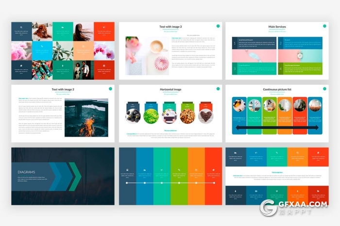 100页商务风格团队公司介绍业务合作项目展示PPT模板 - 顶尖PPT