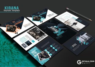 34页时尚杂志风格产品介绍分析keynote模板 - 顶尖PPT