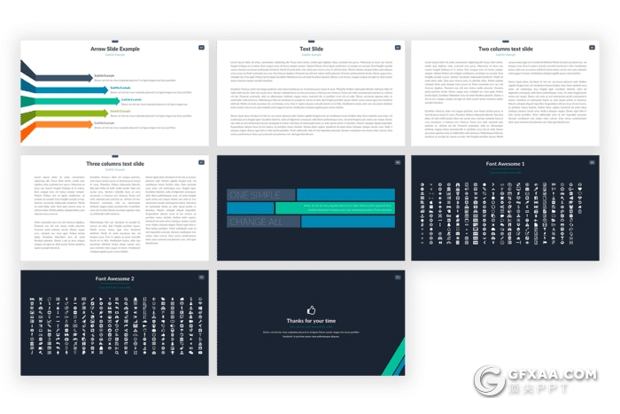 70页欧美风格扁平化商务工作汇报总结计划通用PPT模板 - 顶尖PPT