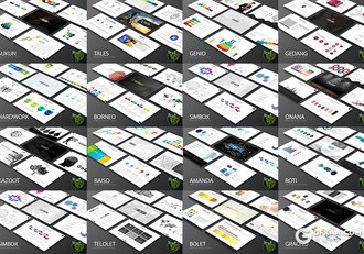 15套国外简约商务工作计划总结ppt模板合集总页数450页国外ppt合集 - 顶尖PPT