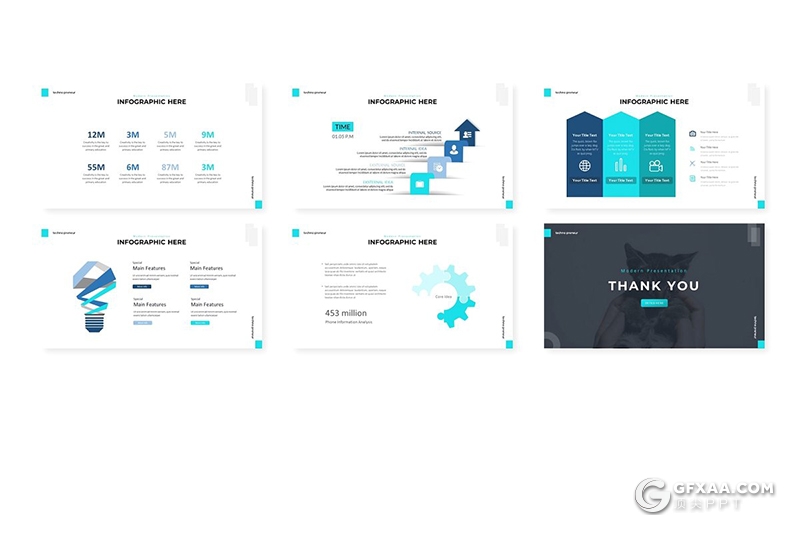 30页扁平化简约风格宠物介绍展示宠物市场分析keynote模板5种主题配色 - 顶尖PPT