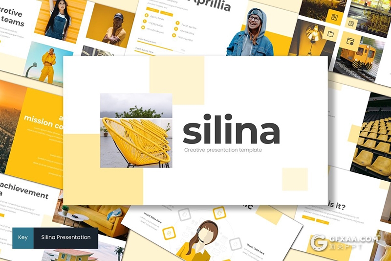 30页扁平化商务多用途keynote模板5种主题配色 - 顶尖PPT