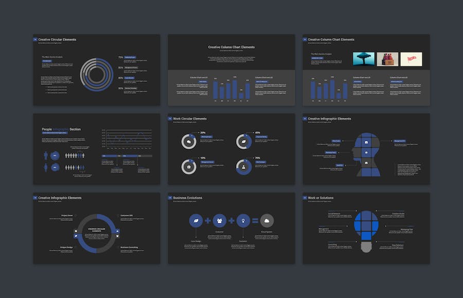 简约创意商务通用keynote模板 - 顶尖PPT