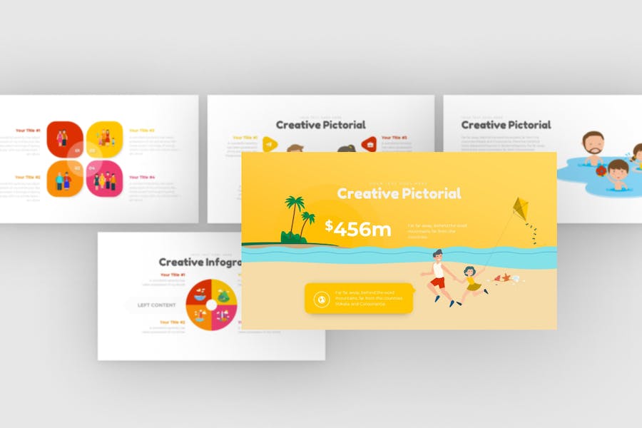 亲子互动儿童启蒙教育PPT模板 - 顶尖PPT