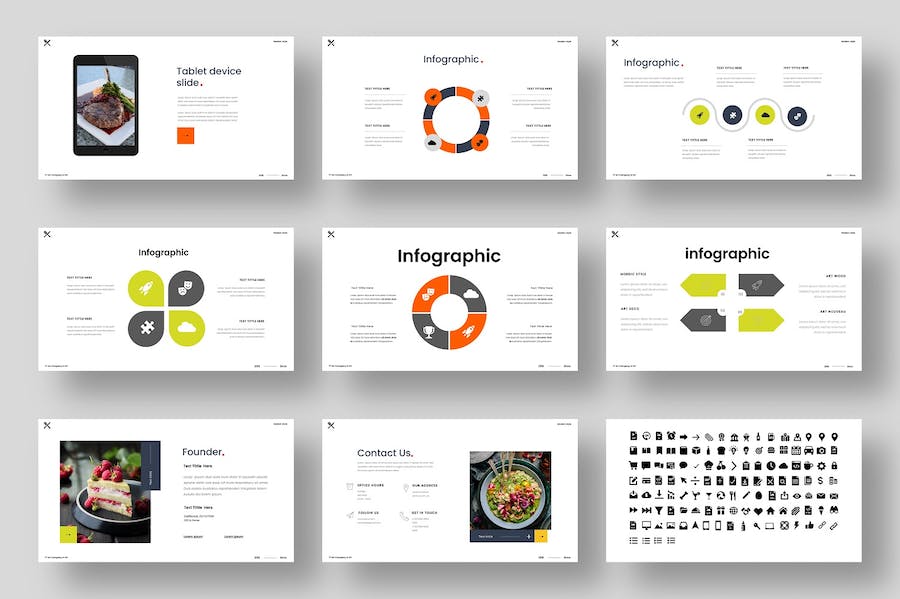 食品加工制造企业介绍PPT模板 - 顶尖PPT
