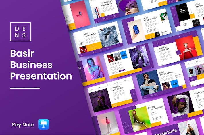 紫色渐变商业策划提案Keynote模板 - 顶尖PPT