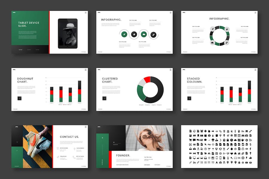 时尚商务企业品牌营销推广PPT模板 - 顶尖PPT