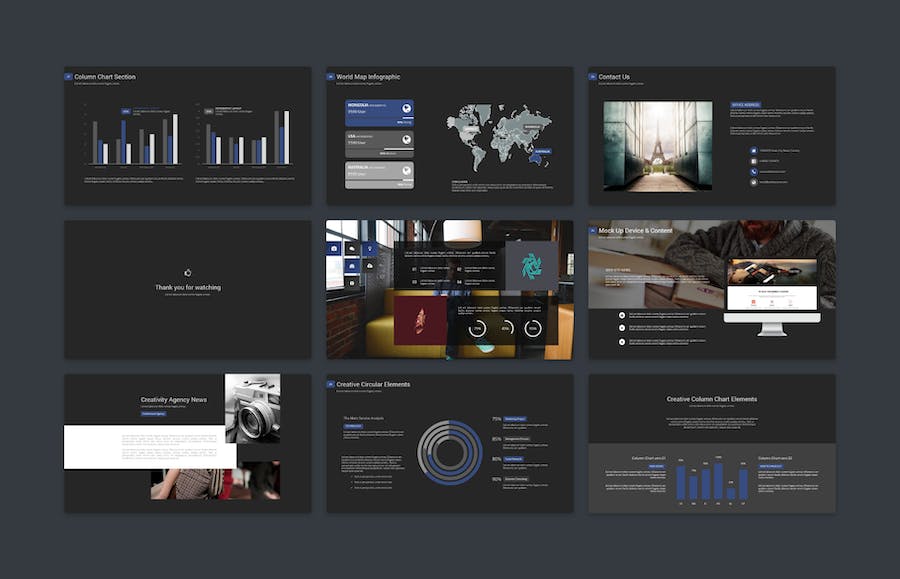简约创意商务通用keynote模板 - 顶尖PPT