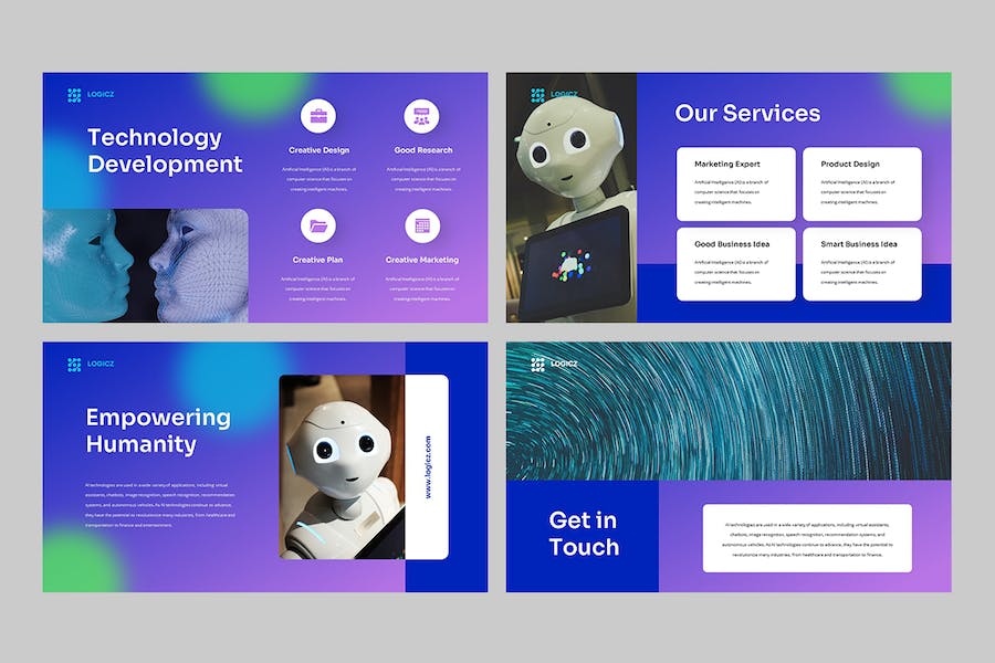 技术开发应用方案展示讲座Keynote模板 - 顶尖PPT