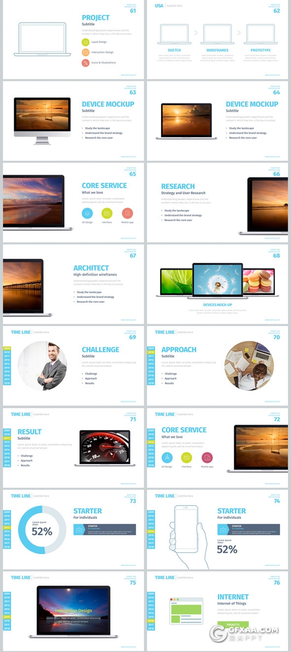 96页欧美创意数据信息图形设计商务工作计划汇报PPT模板 - 顶尖PPT