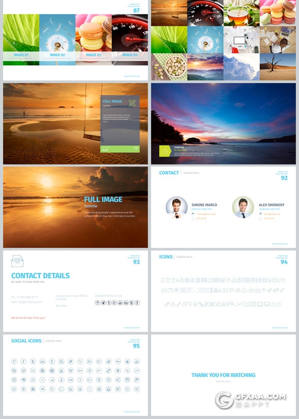 96页欧美创意数据信息图形设计商务工作计划汇报PPT模板 - 顶尖PPT