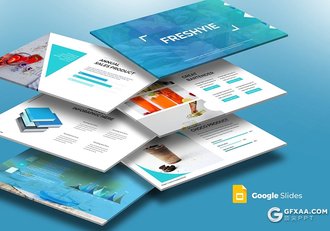 30页果蔬饮料市场分析数据统计Google slides模板5种主题配色 - 顶尖PPT