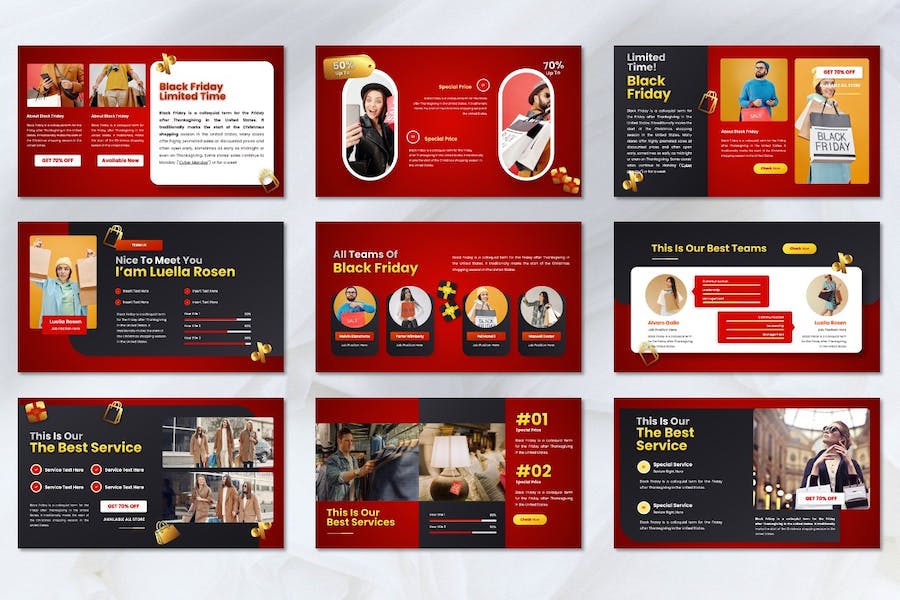 黑色星期五电商促销活动策划方案PPT模板 - 顶尖PPT