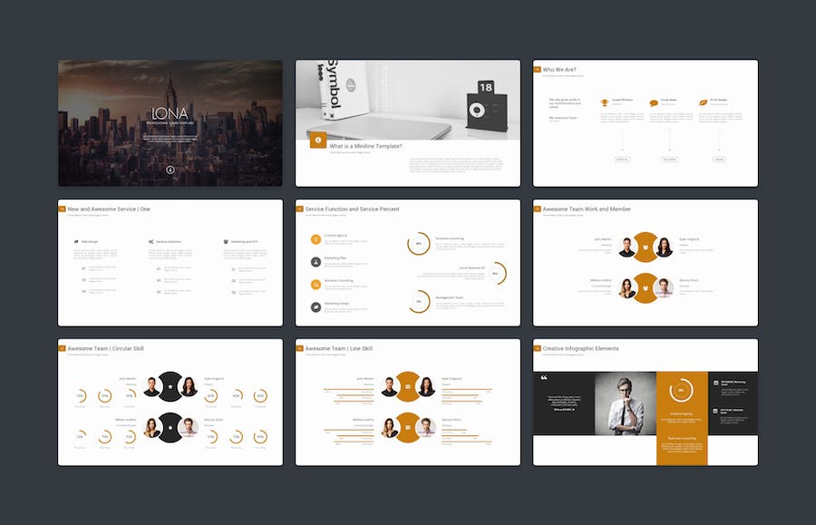 简约创意商务通用keynote模板 - 顶尖PPT