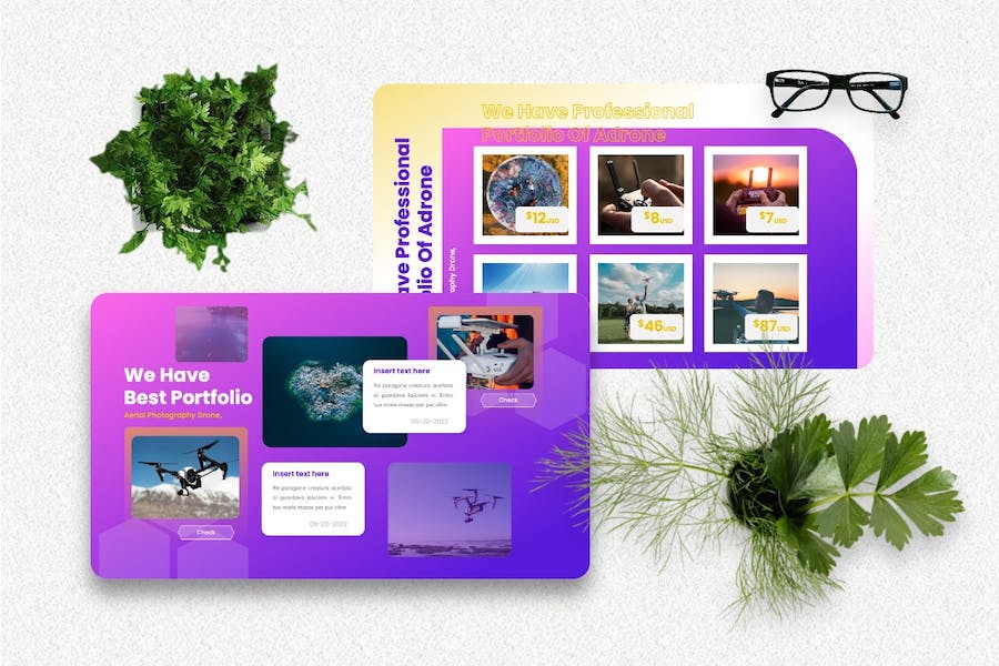 无人机摄影广告策划宣传PPT模板 - 顶尖PPT