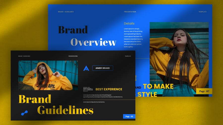 复古品牌指导方针PPT演示文稿 - 顶尖PPT