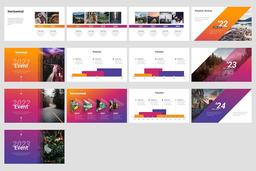 时间表-市场营销-信息图表-主题演讲 - 顶尖PPT