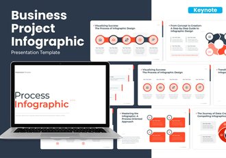 业务流程优化管理信息图形Keynote模板 - 顶尖PPT