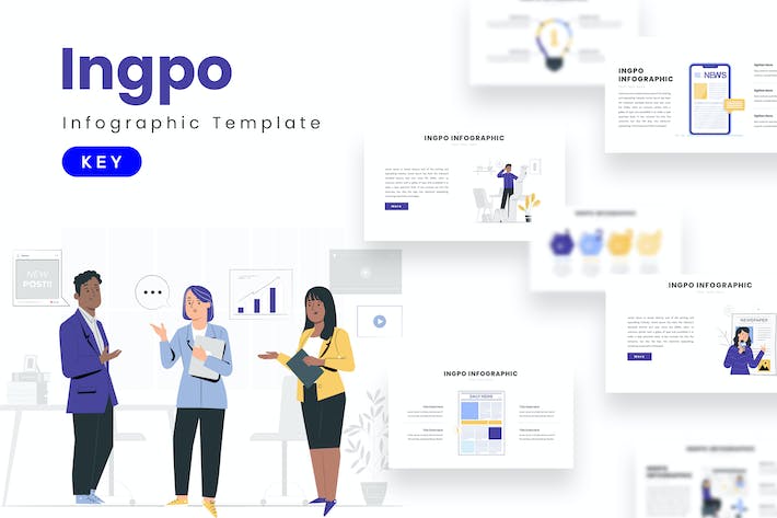 季度财务数据分析企业汇报Keynote模板 - 顶尖PPT